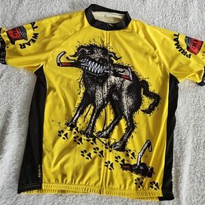 Primal Wear "Dog On Jersey" Men's 3XL Short Sleeve Cycling Jersey